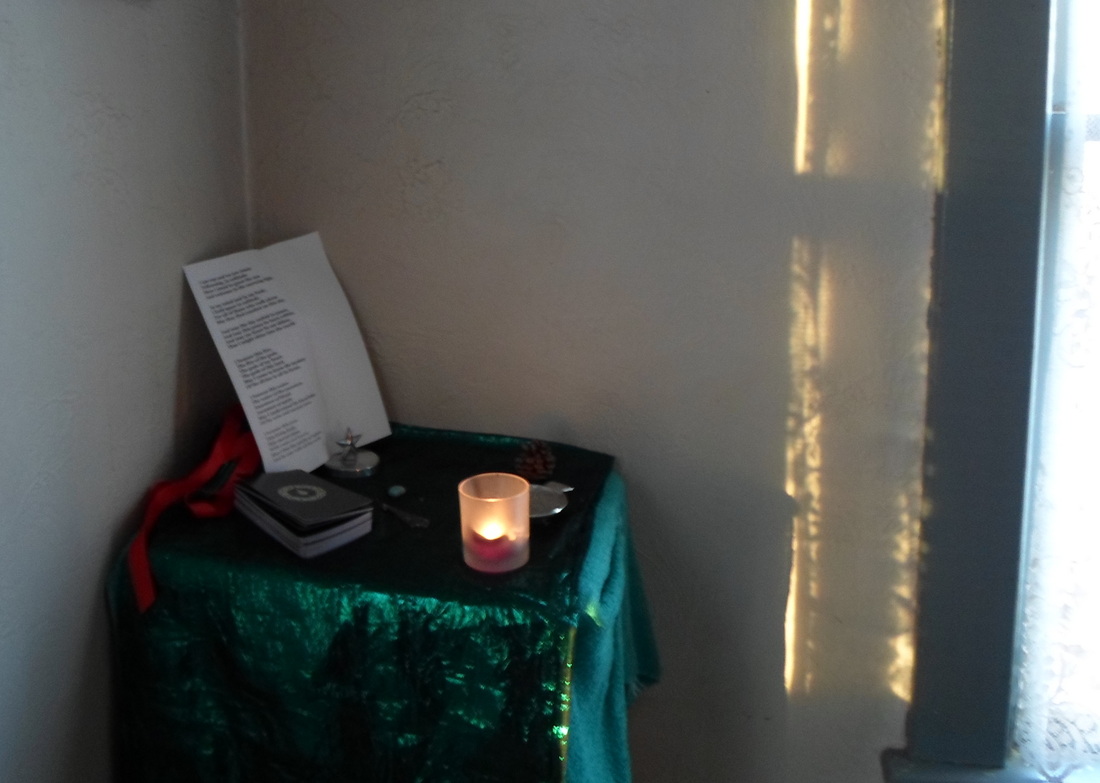 simple home altar
